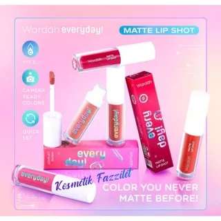 Wardah Lip Shot/lipstik matte/lipstik tahan lama/longlasting/lipstik terbaru