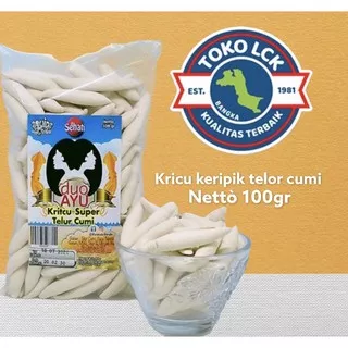 Kricu Krupuk telor cumi  khas Bangka