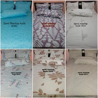 sprei perca My Love ukuran 200x200 tinggi 30 bahan katun cvc