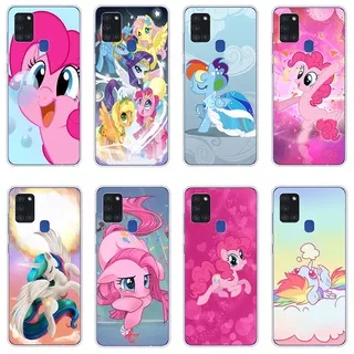 Samsung Galaxy M30S A11 A21S Soft Silicone TPU Casing phone Cases Cover My Little Pony Rainbow Dash Clouds