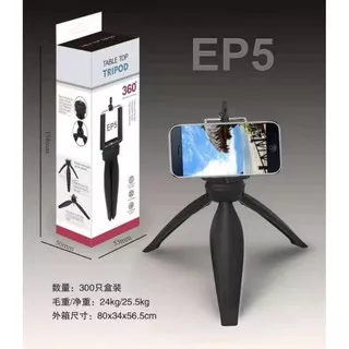 tripod pendek mini EP5 hp/ handphone tripod handphone holder kamera pendek tripod holder handphone