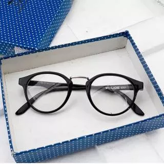 Kacamata oval retro vintage/kacamata oval korea/frame kacamata murah