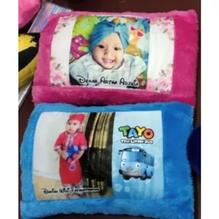 Bantal foto Anak size 40x60 cm bisa Pake foto Sendiri / Kado Pernikahan / Kado Ulangtahun / Kado untuk Anak / Bantal Custom Foto dan Nama / Bantal Snack/ Bantal Buah / Bantal love / Bantal Tidur / Bantal Anak / Bantal Karakter