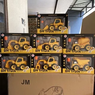 DIY Engineering mainan bongkar pasang truk anak