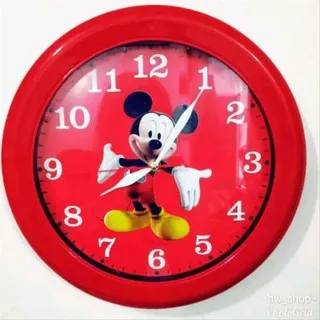 Jam Dinding Mickey Mouse Diameter 30 cm