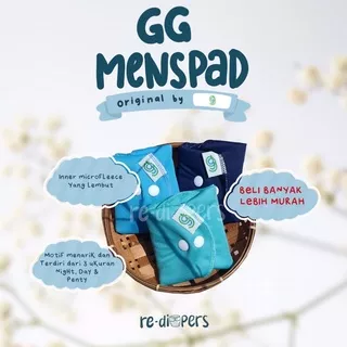 [PROMO] PEMBALUT KAIN MENSPAD GG | Day/ Night/Panty Cuci Ulang | Menstrual Pad Motif/ Polos