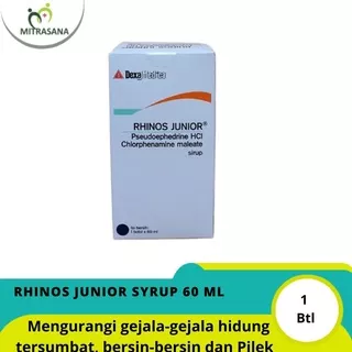 Rhinos Junior Sirup 60 mL / Obat Sirup Flu Pilek Anak