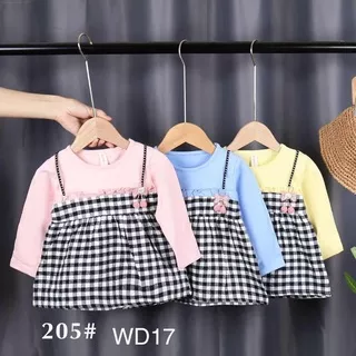 Dress anak perempuan import  8bulan - 3tahun  baju pesta anak cewek dress bayi perempuan import baju anak korea dress baby baju bayi