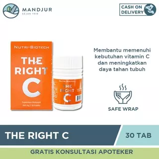 The Right C 300 Mg Isi 30 Kaplet - Suplemen Daya Tahan Tubuh