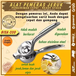 ALAT PERAS JERUK MANUAL PEMERAS PERASAN JERUK NIPIS PERAS LEMON STAINLESS MANUAL LEMON SQUEEZER