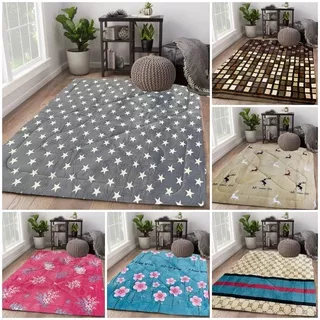 Karpet Selimut karpet bulu tebal halus lembut premium quality UK 180 x 200 anti slip