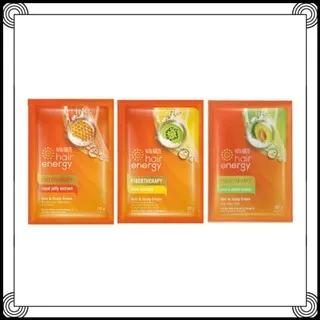 30g - Makarizo Hair Energy Fibertherapy Kiwi Aloe Melon Royal Jelly Extract