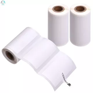 PAPERANG 3 Rolls Direct Thermal Labels Self-Adhesive Thermal Paper Roll BPA-Free 2x1.2 Inch(104±1 Labels/Roll) Compatible with PAPERANG P1(S)/P2(S) Pocket Thermal Printer