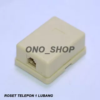 Roset Telepon 1 Lubang