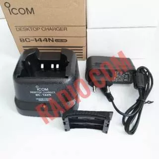 CHARGER HT ICOM V8 MURAH - ICOM BC 144N DEKSTOP CARGER BATTERY ICOM A24 ICOM V8 ICOM A6 ICOM BC144N