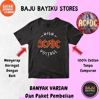 Kaos Polos Anak Laki Laki 3 Tahun Baju Bayi Perempuan New Born Atasan Tanggung Murah Meriah Lusinan Grosir Setelan Newborn Karakter ACDC Bagus Kekinian Bahan Katun 100% Original Umur Usia 6 7 8 9 10 11 12 Bulan 1 2 4 5 6 Tahun Size Ukuran S M L Ongkir COD