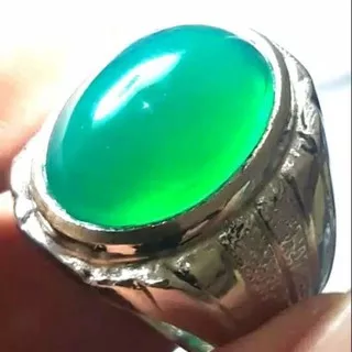 Cincin batu bacan cina obsidian giwang