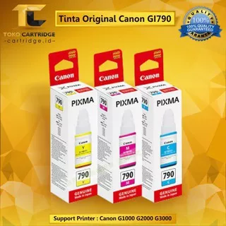 Tinta Original Canon GI790 GI-790 GI 790 Cyan Magenta Yellow refill ink Cartridge CA91 CA92 CA 91 92