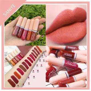 Saniye 15 Warna lipstick Tahan air Cair Mini Kapsul Lip Tint Matte Waterproof Lipstik