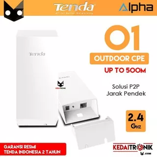 Access Point Outdoor Tenda O1 CPE P2P Point to Point AP WISP 01