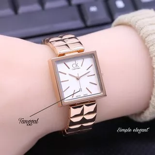 JAM TANGAN WANITA/ JAM TANGAN CEWEK/ JAM TANGAN MURAH/ CK CANTIK NEW MODEL SALE COD