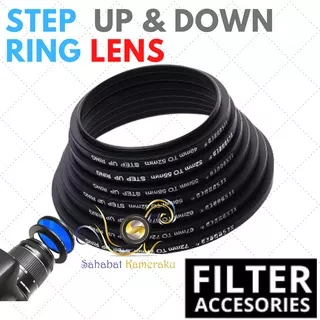 Stepping Ring Step Up Filter Lensa Kamera 37-49 37-52 40.5-49 40.5-52 40.5-58 43-52 46-58 49-52 49-55 49-77 52-55 52-58 52-62 52-67 52-77 55-58 55-62 55-67 55-72 55-77 58-62 58-67 58-72 62-67 67-72 72-77 77-82