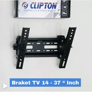 Wall Bracket Braket TV 14 15 17 19 21 22 24 27 29 32 “ Inch Waterpass Dinding 14 -37 inch LED LCD