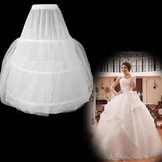 Rok Petticoat pengembang gaun pesta bridal pengantin rok mekar dalaman wedding dress princess pesta