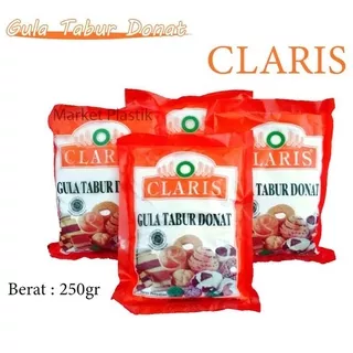 Gula Donat Claris/Gula halus/Gula tabur donat 250gram - G. Tabur Donat