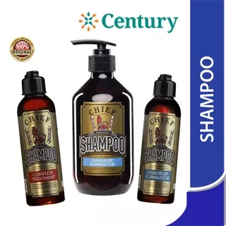 CHIEF SHAMPOO COMPLETE TREATMENT 100 ML / CHIEF SHAMPOO DANDRUFF ELIMINATOR 400 ML & 100 ML