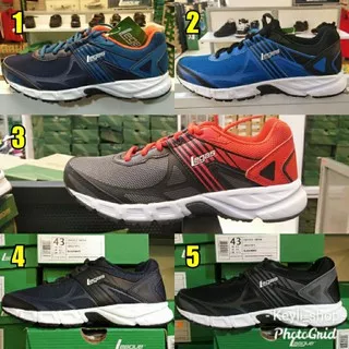 Sepatu League Legas Iron LA M Running Shoes Cowo Sneakers Pria Black Red Blue Grey Original Murah