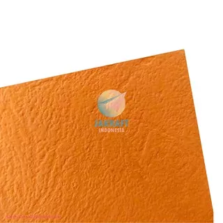 (50 Lembar) Kertas Karton Bufalo Buffalo F4 Folio Tebal 230 Gram Gsm Jingga Orange Cover Jilid
