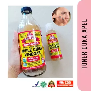 [ORIGINAL] Toner Cuka Apel Bragg 100ml Toner Jerawat