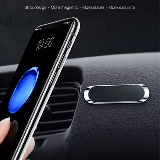 Gantungan Tempat Penyimpanan Simpan Penjepit Hp Di Mobil Car Phone Holder Magnetic Dudukan HP Magnet Mobil Dashboard Aksessoris Asesoris Accesoris Interior Mobil AC Auto Lock Bracket Degree Rotation Universal Stand Phone Hd Magnet Car Phone Holder Ori F6