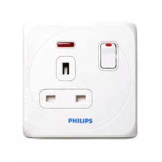 PHILIPS Simply AC Socket | Stop Kontak AC / Saklar ON / OFF