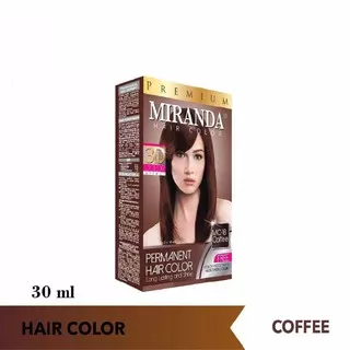 MIRANDA Hair Color Coffee MC-18 (30MLx2) + 10ml | Semir Rambut | Pewarna Rambut Miranda | Cat Rambut