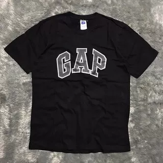 BAJU KAOS TSHIRT TEE GAP BLACK GRAY GREEN AUTHENTIC