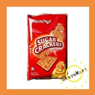 Munchys Sugar Crackers / Munchy`s Kraker Gula / Biskuit Gula 380grm