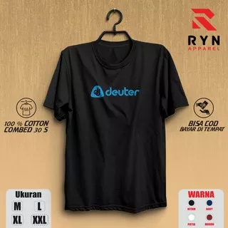 Kaos Outdoor Deuter Distro Premium Baju Gunung Kaos Pendaki pria wanita Tshirt Murah Keren R1