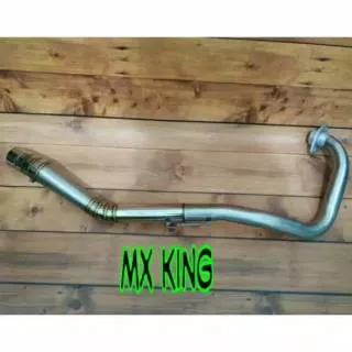 Leher knalpot Mx king 150 inlet 50mm bahan tebal