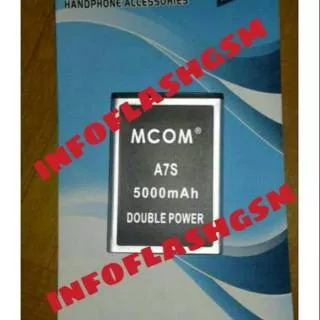 Baterai Batre Mcom Doublepower Evercoss Cross A7S