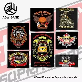 stiker jambore supra/stiker event honda supra/stiker supra bapak/stiker supra supra x supra xx supra x 125