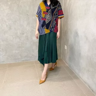 blouse tenun blanket - blouse tenun etnik tersedia 10 motif