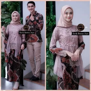 KEBAYA ANISA PULAU KEBAYA MODERN ORIGINAL COUPLE BAJU BATIK ATASAN WANITA BRUKAT WISUDA MURAH LAMARAN WID BATIK