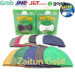 Peci Mercan Warna /pcs Peci kopiah Mercan Harga Grosir / Oleh Oleh Haji dan Umroh Souvenir