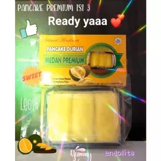 Pancake Durian Premium (Daging Durian Asli)