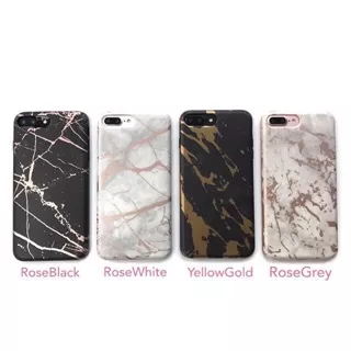 White Black Rose Gold Marble Soft Case iPhone 6/6s iPhone 6+/6s+ iPhone 7 iPhone 7+ iPhone 8 8+