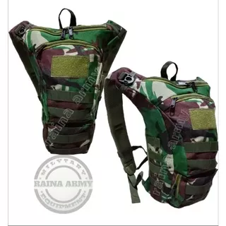 tas sepeda army tas ransel sepeda army loreng hijau malvinas/biru auri