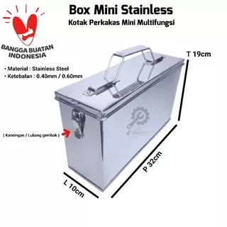 Tool Box Besi Stainless  Minimalis Kotak Alat Kotak Perkakas