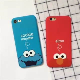 custom case elmo cookie for all tipe samsung,xiaomi,oppo,vivo,iphone